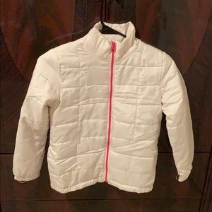 White puffer jacket OLD NAVY